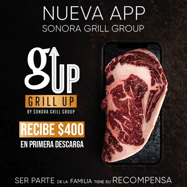 Descarga Nuestra Aplicación Grill Up